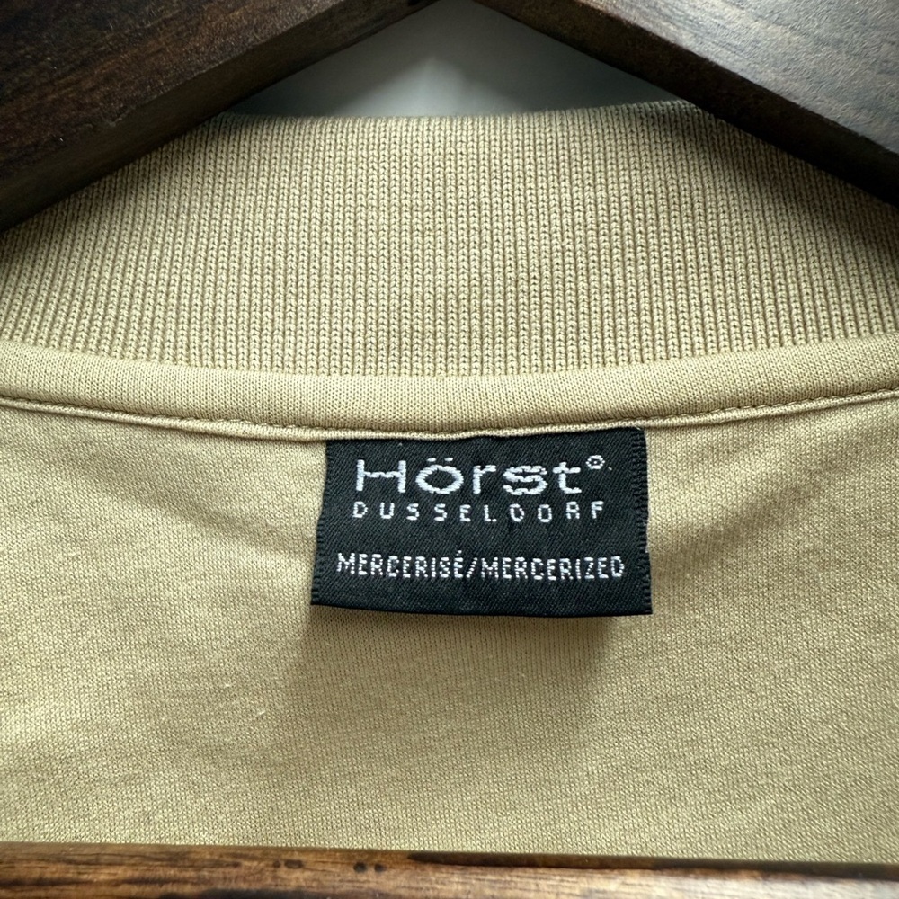 Men's Beige Polo Shirt - Picture 2 of 3